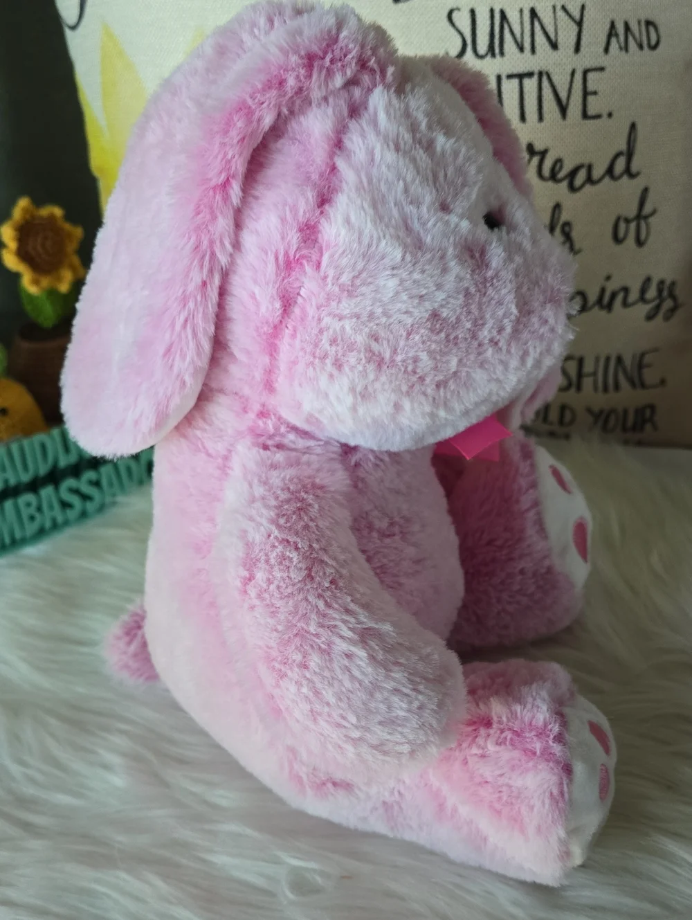 Pink Rabbit Plush Toy